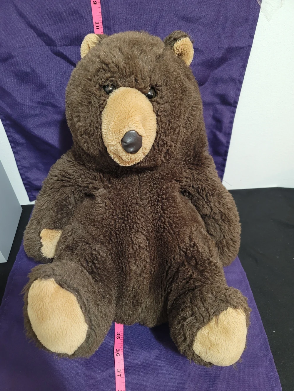 Cuddly Brown Bear Plush Stuffed Animal - Soft Teddy Toy